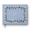 Hydrangea Embroidered Guest Book