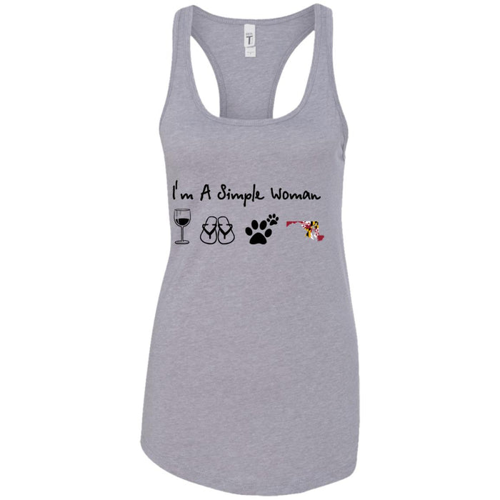 I Am A Simple Maryland Girl Hoodie - Hoodie Teezalo