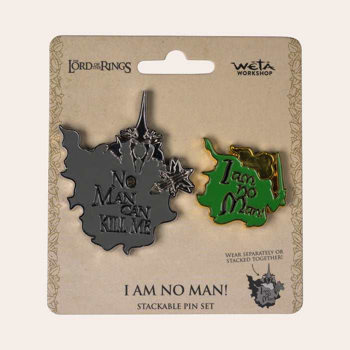 "I Am No Man!" Pin Set