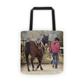 I Go Out Walkin Tote bag