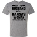 I'm The Husband Of A Kansas Woman T Shirt - T-shirt Teezalo