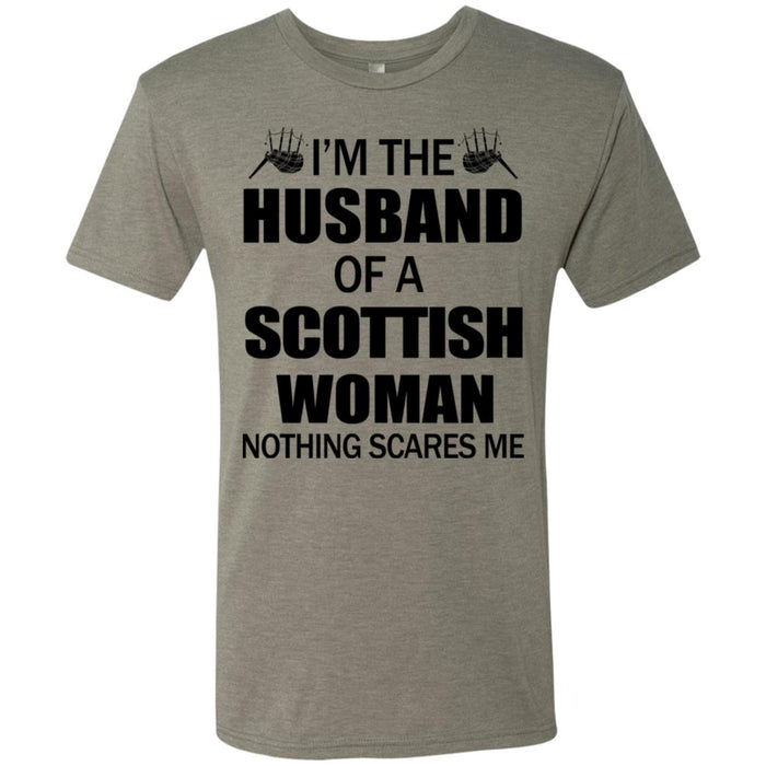 I'm The Husband Of A Scottish Woman T-Shirt - T-shirt Teezalo