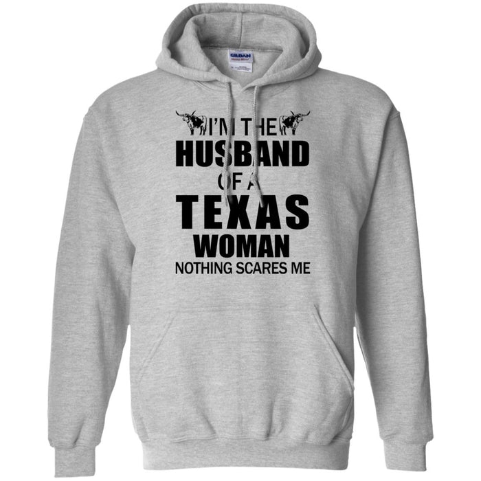 I'm The Husband Of A Texas Woman T- Shirt - T-shirt Teezalo