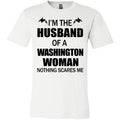 I'm The Husband Of A Washington Woman T-Shirt - T-shirt Teezalo