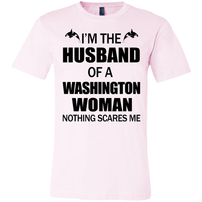 I'm The Husband Of A Washington Woman T-Shirt - T-shirt Teezalo
