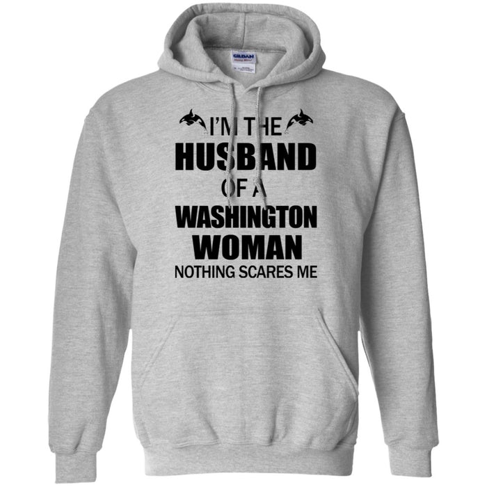 I'm The Husband Of A Washington Woman T-Shirt - T-shirt Teezalo