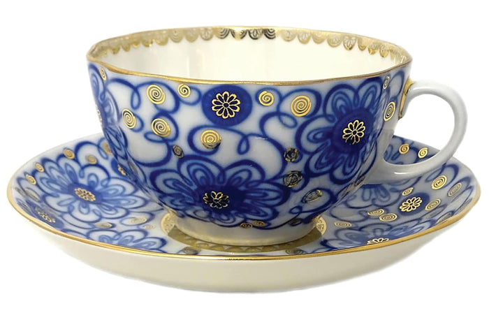 Blue, White, Gold