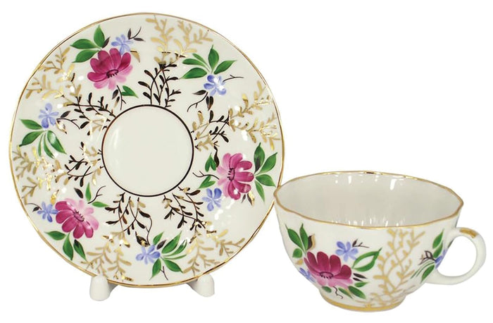 Imperial Lomonosov Porcelain Cup and Saucer Set Collection