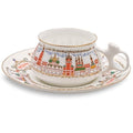 Imperial / Lomonosov Porcelain 'Gold-Domed Moscow' Teacup w/ Saucer