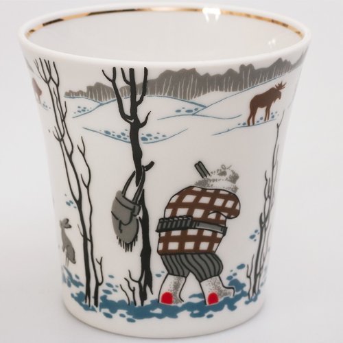Imperial / Lomonosov Porcelain Mug w/ Saucer "Knock 'Em Dead"