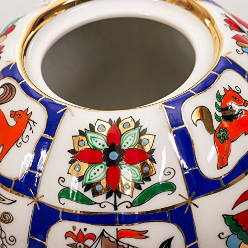 Imperial/Lomonosov Porcelain Teapot Russian Lubok 2 Liters