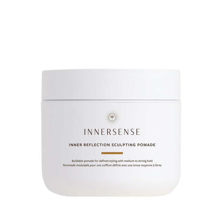 Innersense pomade jar on a white background