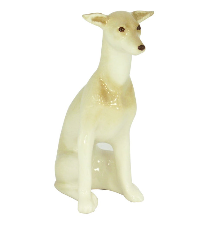 Italian Grayhound Dog Lomonosov Porcelain Collectible Figurine