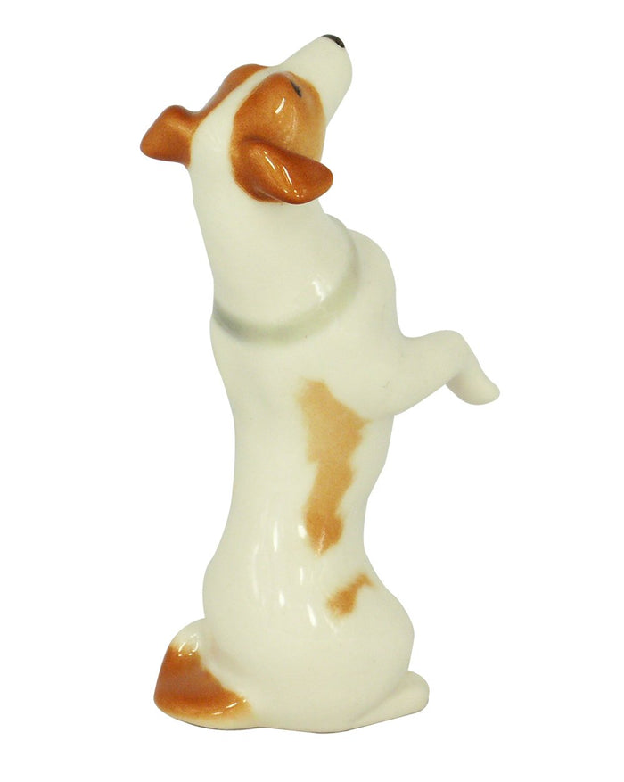 Jack Russell Terrier Dog Lomonosov Porcelain Collectible Figurine