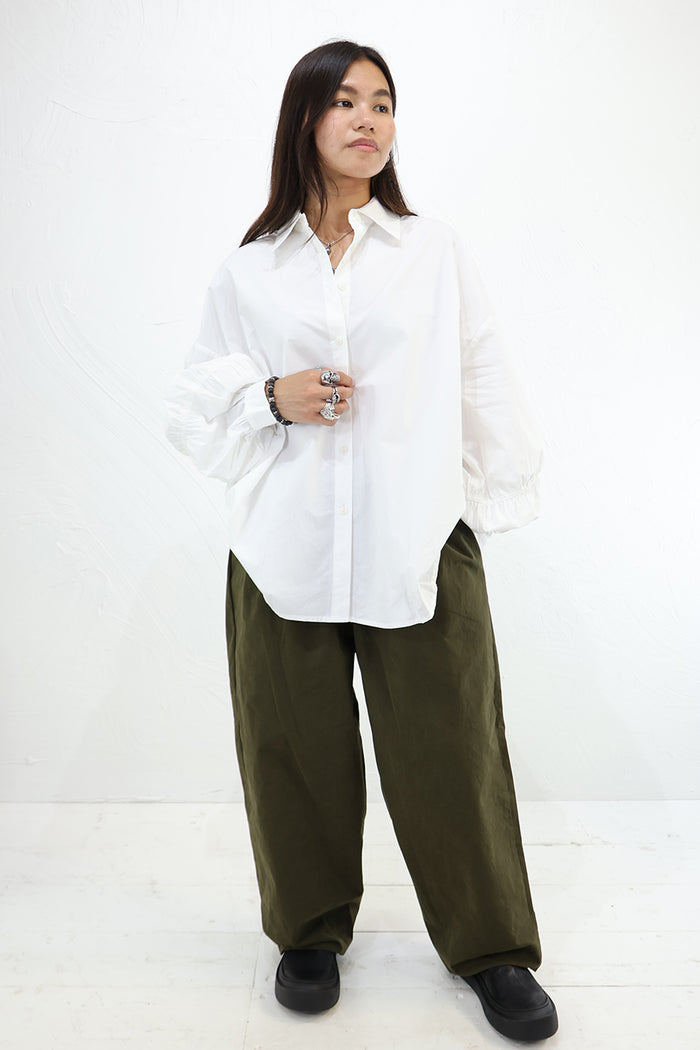 Jane Lushka Adelina Oversized Cotton Blouse