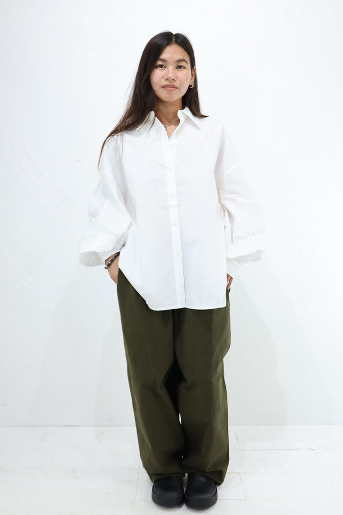 Jane Lushka Adelina Oversized Cotton Blouse