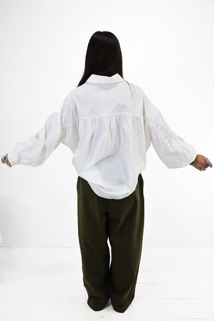 Jane Lushka Adelina Oversized Cotton Blouse