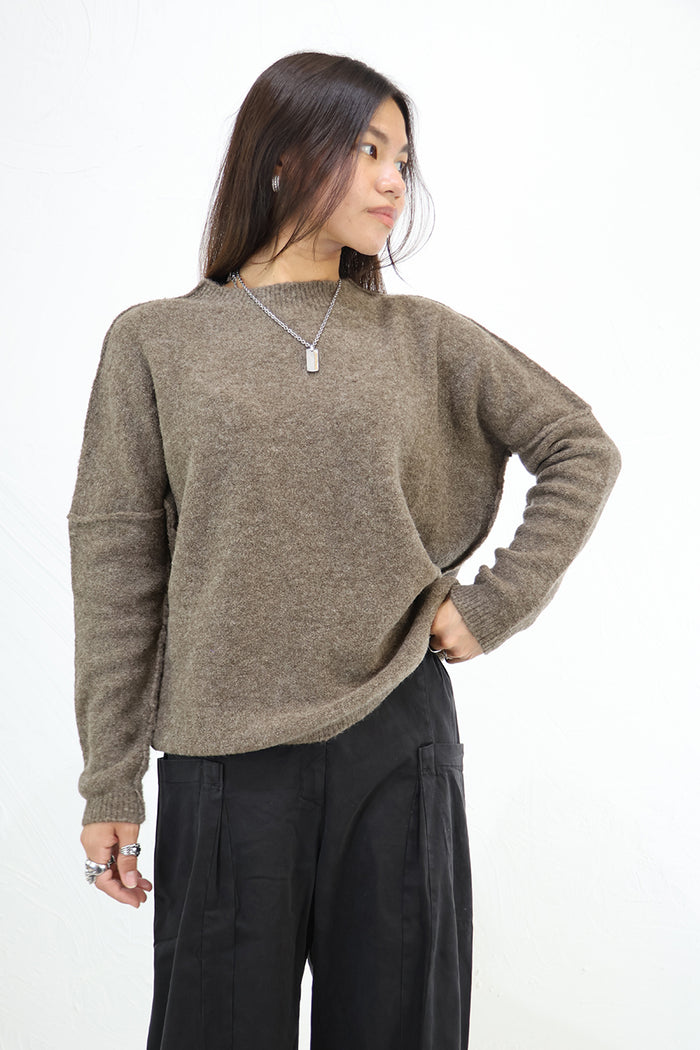 Jane Lushka Velvety Wool-Blend Pullover