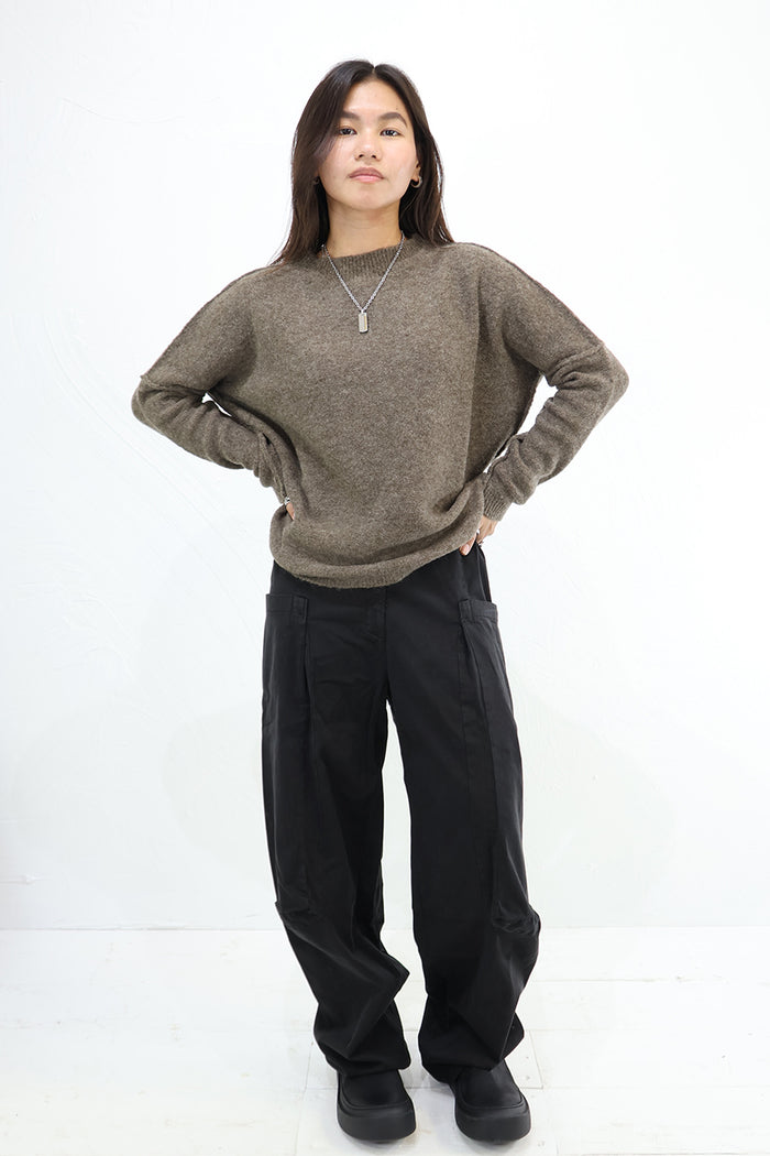 Jane Lushka Velvety Wool-Blend Pullover