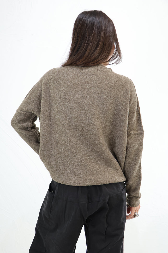 Jane Lushka Velvety Wool-Blend Pullover