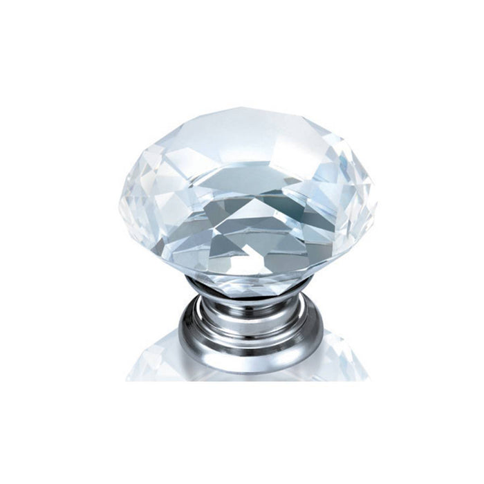 Josef Martin Julia 30mm Knob - Chrome/Crystal