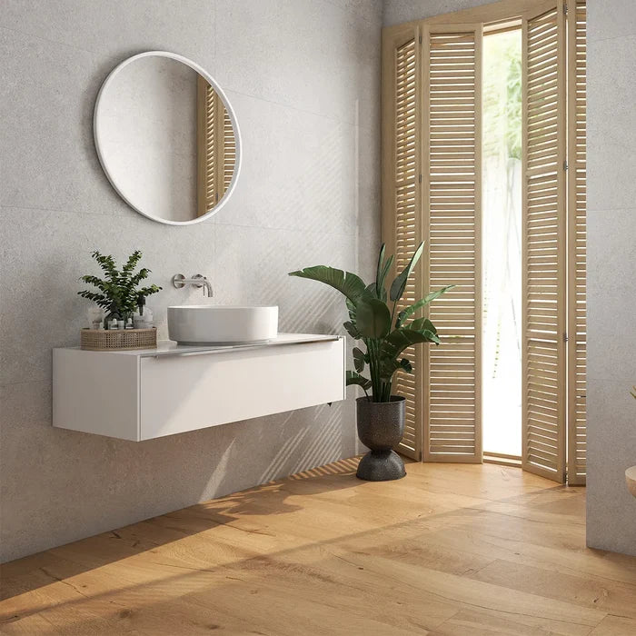 June Gris 30 x 90.2 Matt Rectified White Body Wall Tile - 1.35sqm perbox