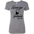 Just A Nevada Girl In An Indiana World T-Shirt - T-shirt Teezalo