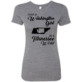 Just A Washington Girl In A Tennessee World T-Shirt - T-shirt Teezalo