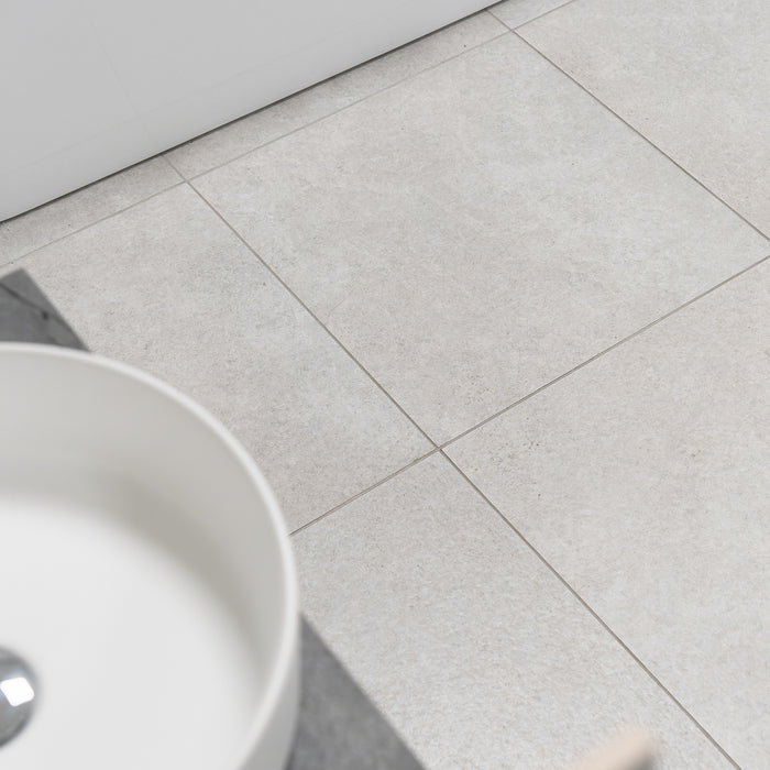 Kalos White 60 x 60cm Porcelain Floor Tile - 1.044sqm perbox
