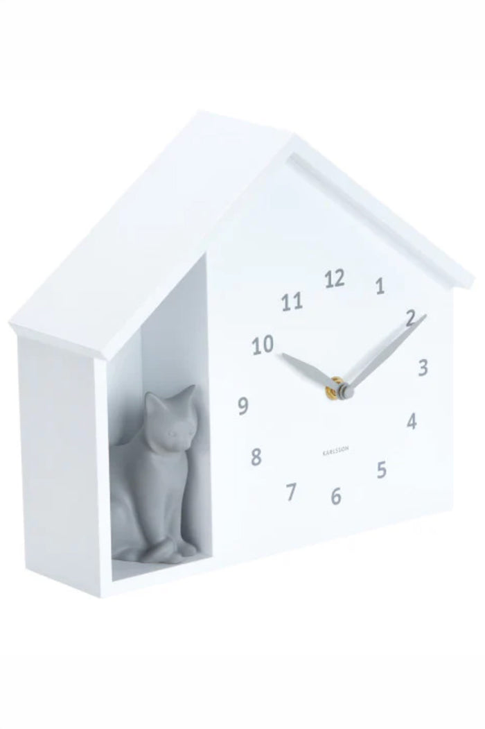 Karlsson Peeking Cat Cuckoo Clock