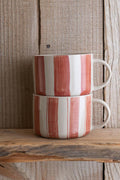 Kindred Large Mug - Set of 2 Cornflower Stripes - 3 Colours