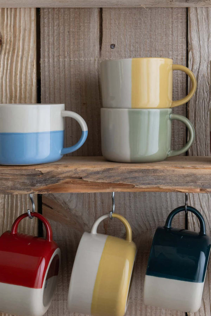 Kindred Medium Mug - Set of 2 Rue Block Stripes - 5 Colours