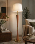 Kona Wood Grain Floor Lamp