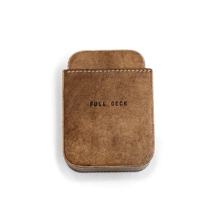 Leather Playing Card Case