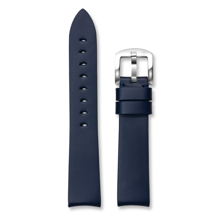 Leather Strap 20mm - Dark Blue