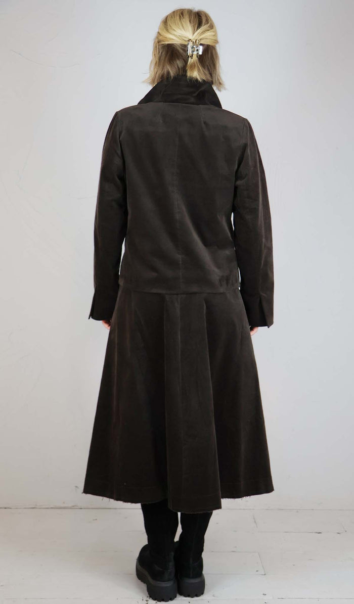 Les Filles Chocolate Velvet Jacket - V496