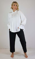 Les Filles D'Ailleurs Satin Blouse - 2 Colours - 845