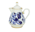 Lomonosov Imperial Porcelain Creamer Milk Jar Radiant Blue Bells 7.4 oz/220 ml