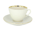 Lomonosov Imperial Porcelain Tea Set 2pc Cup and Saucer Snow White Spring 7.8 oz/230 ml