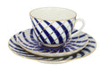 Lomonosov Imperial Porcelain Tea Set 3pc Cup, Saucer, Cake Plate Todes