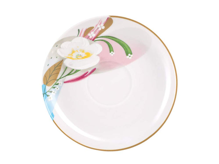 Lomonosov Imperial Porcelain Tea Set 3pc The Smell of Spring