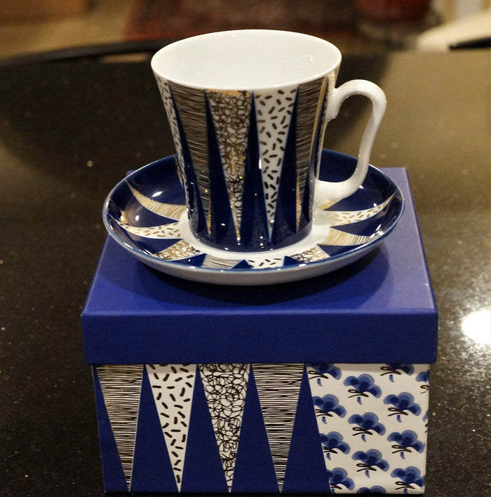 Lomonosov Mug with saucer 360 ml, Leningrad, Bells