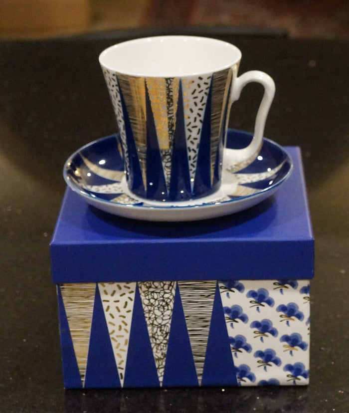 Lomonosov Mug with saucer 360 ml, Leningrad, Bells