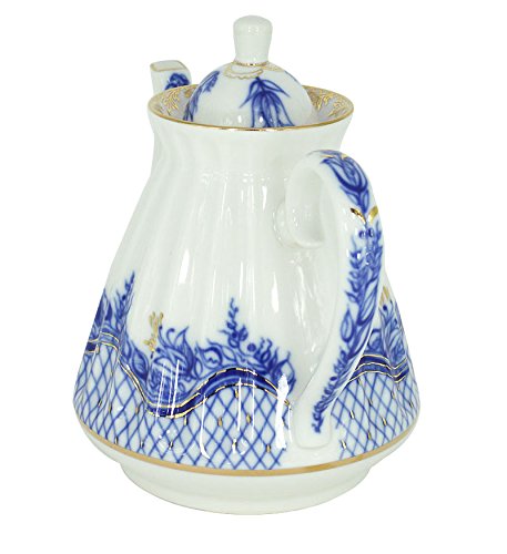 Lomonosov Porcelain 5 Cups Tea Pot 25 oz/750 ml Tenderness