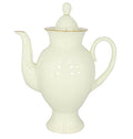 Lomonosov Porcelain Bone China Coffee Pot Classic-2 Golden Ribbon 21.3 fl.oz/630 ml