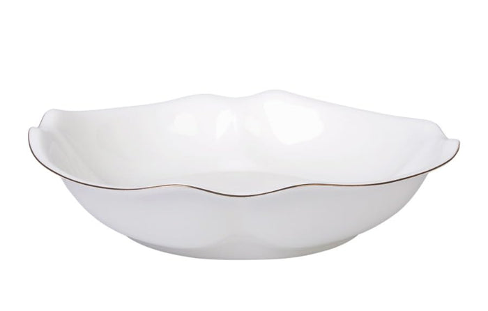 Lomonosov Porcelain Bone China Jam Dish Natasha Golden Ribbon D 4"
