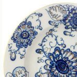 Lomonosov Porcelain Cake Dessert Plate Singing Garden Plate 7"