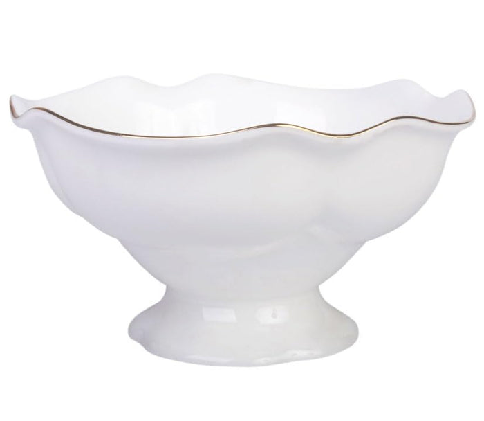 Lomonosov Porcelain Candy Vase Natasha Golden Ribbon 10.1 fl.oz/300 ml