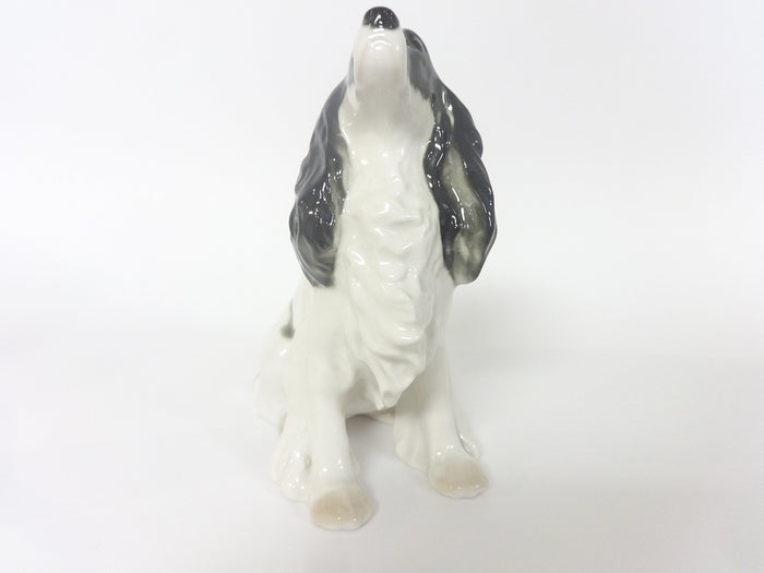 Lomonosov Porcelain Cocker spaniel dog figurine