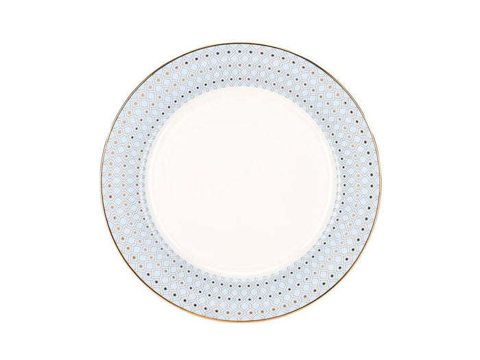 Lomonosov Porcelain Dinner Plate Azure Blue v.2 10.6"/270 mm